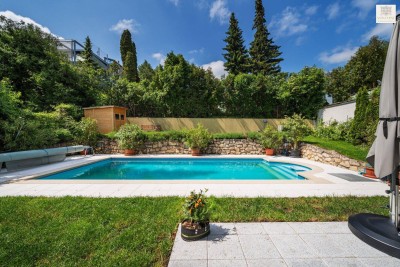 FAMILIEN-PARADIES mit Pool und wunderschönem Garten I Ziegelmassive Bauweise I Vollwärmeschutz I TOP-LAGE am ÖLBERG I Atemberaubender Fernblick