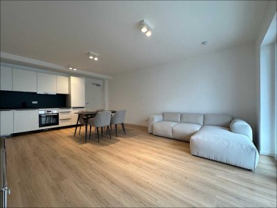 Möblierte 2 - Zimmer Wohnung im SCHÖNTALHAUS mit EBK, Balkon und Klimaanlage mitten in Aschaffenburg