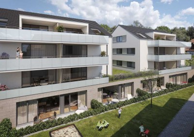 Erstbezug: Moderne 2,5 - Zimmer-Erdgeschosswohnung in Markdorf am Bodensee