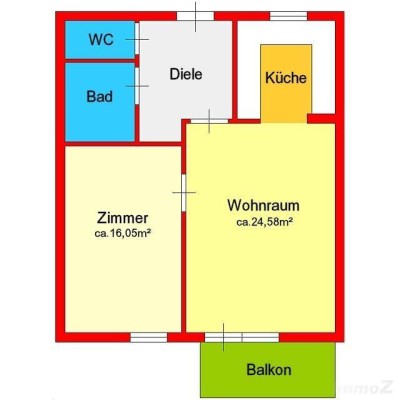 großzügige 2-Zimmerwohnung mit Balkon und Tiefgarage am Mur-Radweg in Andritz - Am Arlandgrund