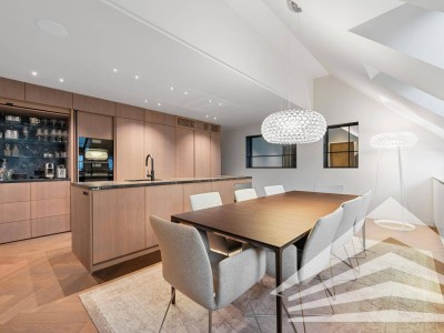 Blick über Linz: Design-Penthouse im Herzen der Stadt