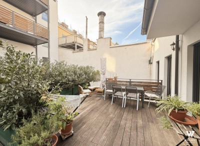 Charmante Maisonette-Wohnung mit Terrasse und Balkon in ruhiger Innenhoflage