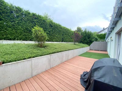 Ruhige Gartenwohnung am grünen Stadtrand - 50m² Terrasse