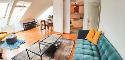 Dachgeschoss-Maisonette mit großer Terrasse
