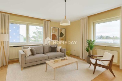 Helle 4-Zimmer-Wohnung mit West-Loggia und durchdachtem Grundriss