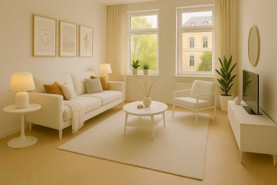 Helle 2-Zimmer-Etagenwohnung im saniertem Altbau