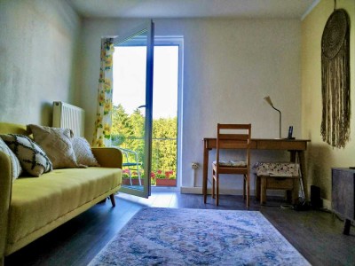 WG-geeignete 2-Raum-Wohnung mit Balkon im Univiertel