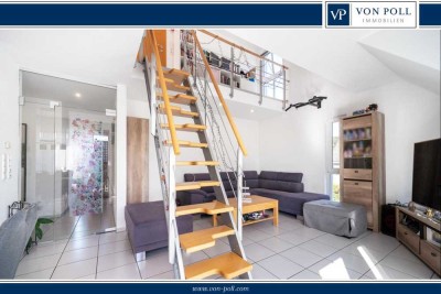 Maisonette-Wohnung mit Dachterrasse am Südhang | 71m² Wfl. + 10m² Nutzfläche | Doppelcarport