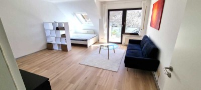 Stilvoll möblierte 1-Zimmer-Wohnung inkl. Balkon und EBK in Böblingen