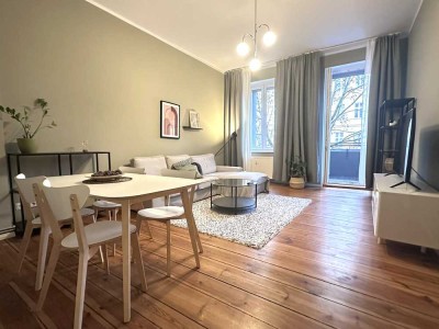 Möblierte 2 Zimmer Wohnung mit Balkon im Prenzlauer Berg - frei ab sofort