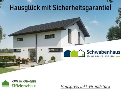 Hausglück sichern! QNG/KFN gefördert in die eigenen 4- Wände mit Schwabenhaus!