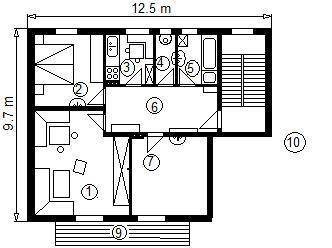 Mieming, 3 Zimmer Wohnung 82m², im 1. Stock