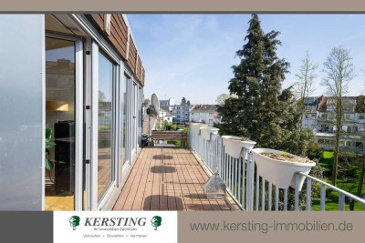 Mit dem Aufzug direkt in Ihre Wohnung! 120m² Penthouse-Feeling mit Sonnenbalkon im Bismarckviertel!