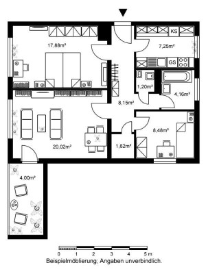 Geräumige 2,5-Zimmer-Wohnung mit Balkon