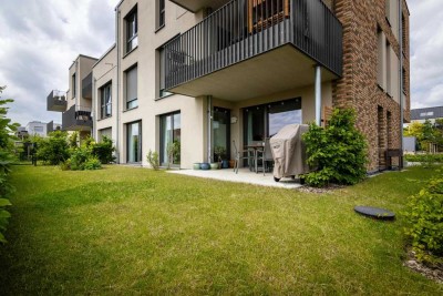 Exklusive, helle und ruhige 3-Zimmer-EG-Wohnung mit EBK, Garten, Terrasse + TG in Wennigsen