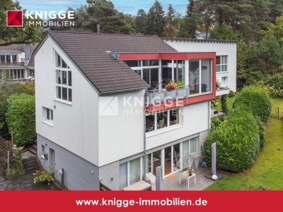 +++ 3392 -  Architekten-Penthouse in begehrter Villenlage von GL-Hebborn +++