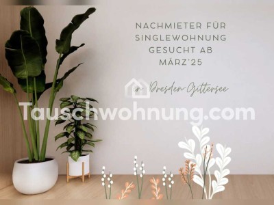 Tauschwohnung: Single-Wohnung mit Dachterrasse