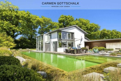 Wo Architektur auf Natur trifft – exklusives Wohnen mit Gartenflair und direkter Seenähe