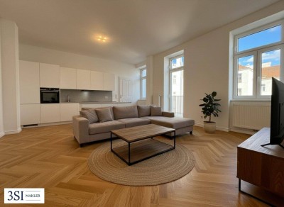 Altbau trifft Design – Traumhafte 3-Zimmer-Wohnung frisch saniert mit hofseitigem Balkon