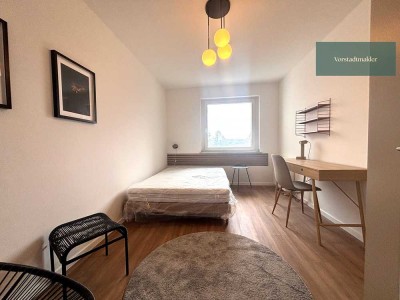 Möbliertes WG-Zimmer in schicker 4-Zimmerwohnung mit Loggia - Warmmiete inkl. Strom, NK und Internet