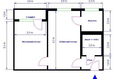 !! Aufgepasst - mit Ausblick in IHRE neuen Wände!!!