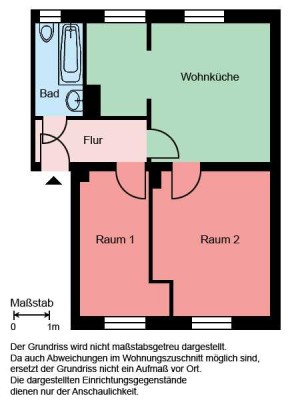 2-Zimmer-Wohnung in Datteln Meckinghoven