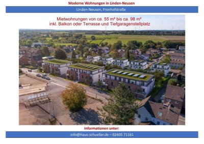 Erstbezug! Komfortable EG-Wohnung mit kleiner Terrasse!