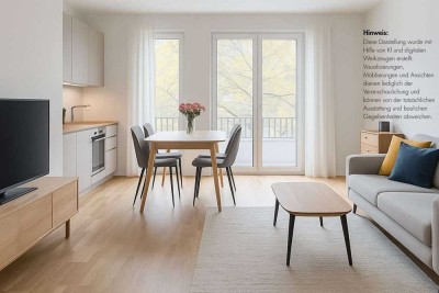 3-4 Zimmer Wohnung direkt am Schäfersee