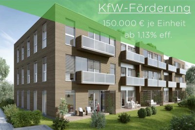 Whg 2 P9 - KFW 40 - Terrassenwohnung mit Gartenanteil - barrierefrei und mit Photovoltaikanlage