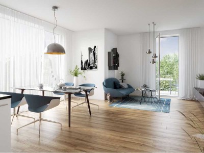 Moderne 2-Zimmer-Wohnung mit Sonnenterrasse im Grünen Winkel Reinickendorf