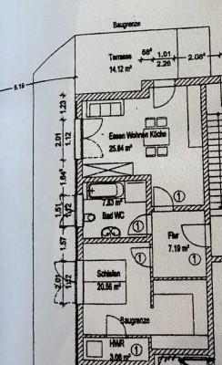 Neuwertige 3-Raum-Terrassenwohnung mit Balkon und Einbauküche in Passau