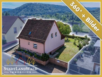Ruhig wohnen mit schönem Weitblick –EFH mit Garten in Fischbach bei Dahn