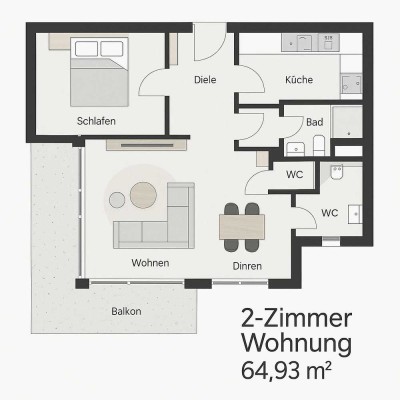 Dachgeschosswohnung in Top-Lage von Winnenden - Ideal für Kapitalanleger