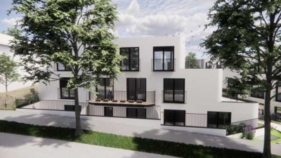 Einzigartige Dachgeschosswohnung mit Privatsphäre pur – Direktzugang per Aufzug & Wendeltreppe