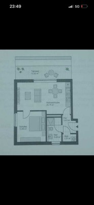 Nachmieter für 2 Zimmer Wohnung mit großer Dachterasse gesucht!