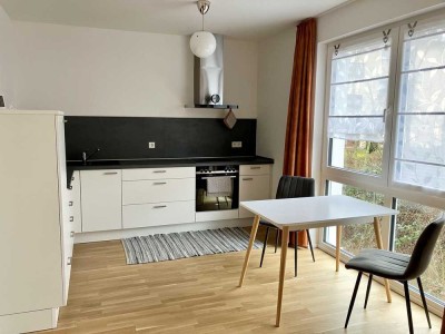 KL-Am Waldschlösschen: Möblierte, neuwertige 2-Zimmer-Wohnung mit Einbauküche in gefragter Lage