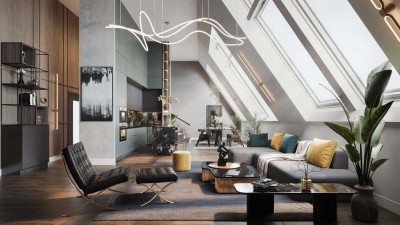 Traumhaftes Penthouse mit Dachterrasse im herrlichen Florakiez