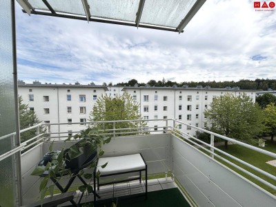 3-Zimmer-Wohnung in Ebelsberg – ca. 75 m² mit Balkon &amp; Tiefgarage, ab 01.11.2025 verfügbar – Nähe Pichlingersee &amp; Schiltenberg-Hügel!
