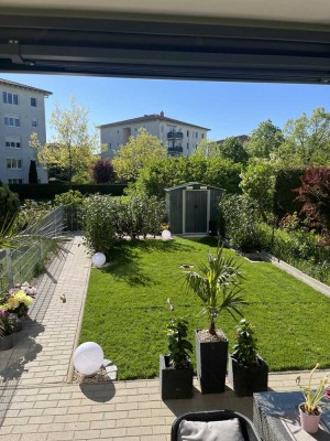 Exklusive, 2 Zi. ETW , mit  Terrasse und Garten, Tiefgaragenplatz