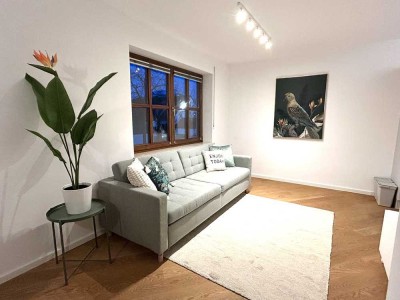Wunderschöne möblierte Maisonette-Wohnung direkt am Kuhsee – Top-Lage in Hochzoll-Süd