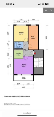 Nachmieter gesucht! Ansprechende 3-Zimmer-Wohnung mit Balkon und EBK in Neubrandenburg