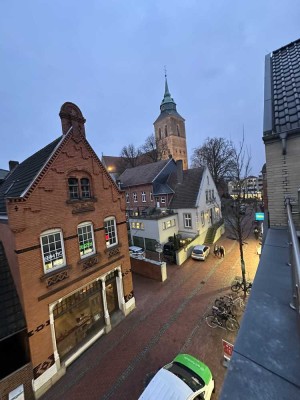 Neuwertige 3-Raum-Wohnung mit Balkon und Einbauküche in Greven