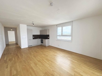 Q11 Leben in Simmering - 
3-Zimmer-Loggiawohnung mit Deckenkühlung - genießen Sie DIESEN Ausblick!