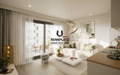 WE1-1 | Apartment mit Süd-West-Balkon in KfW-40-QNG-PLUS Bauweise im Regensburger Westen. Neubau.