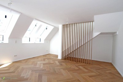 Exklusive Dachgeschosswohnungen mit Außenflächen in einem schönen Altbau