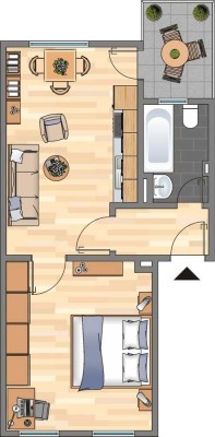 1-Zimmer-Wohnung in Dortmund