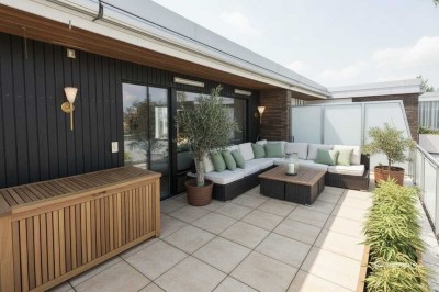 Penthouse mit zwei Dachterrassen Schwimmbad und Sauna