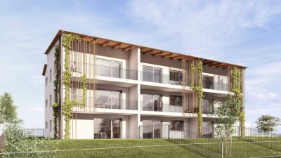 Sehr helle 3-Zimmer-Wohnung, 1. OG, Südwest, Aufzug, Tiefgarage, KfW-40 QNG