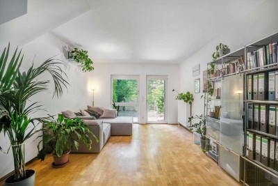 Maisonette-Wohnung. Ruhige Innenhoflage zwischen Eisbach und St.-Anna-Platz.
