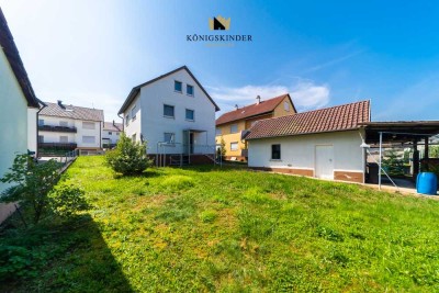 Seltene Gelegenheit in Wernau: Zweifamilienhaus mit Gartenparadies